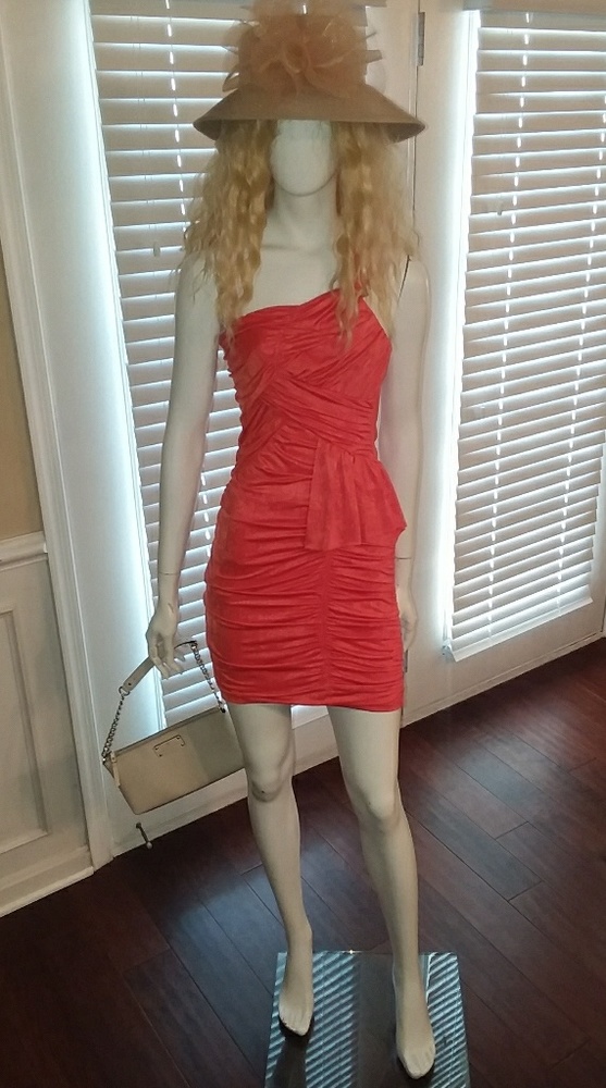 XOXO Orange Party Dress